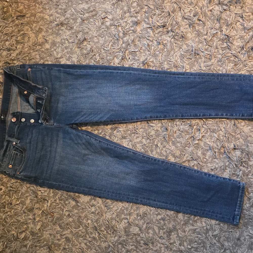 7 For All Mankind Josefina Dark Blue Jeans Sz 29